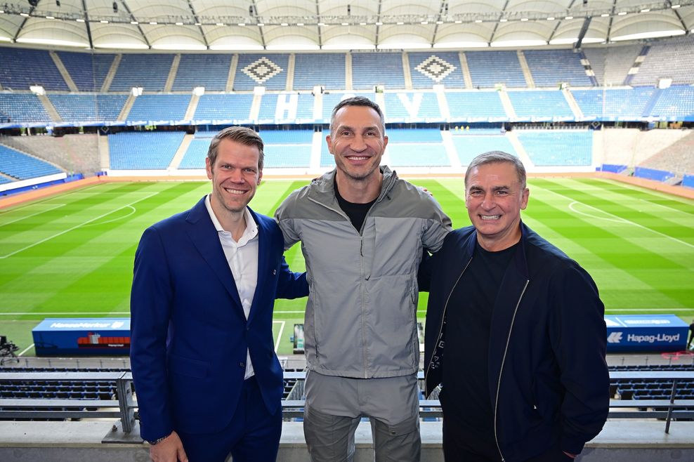 Wladimir Klitschko im Volksparkstadion