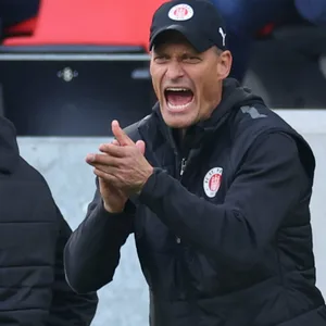 Alexander Blessin feuerte seine Spieler an