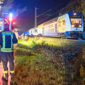 Ein Metronom-Zug in Richtung Hamburg stoppte am Dienstagabend auf freier Strecke wegen Rauchentwicklung.