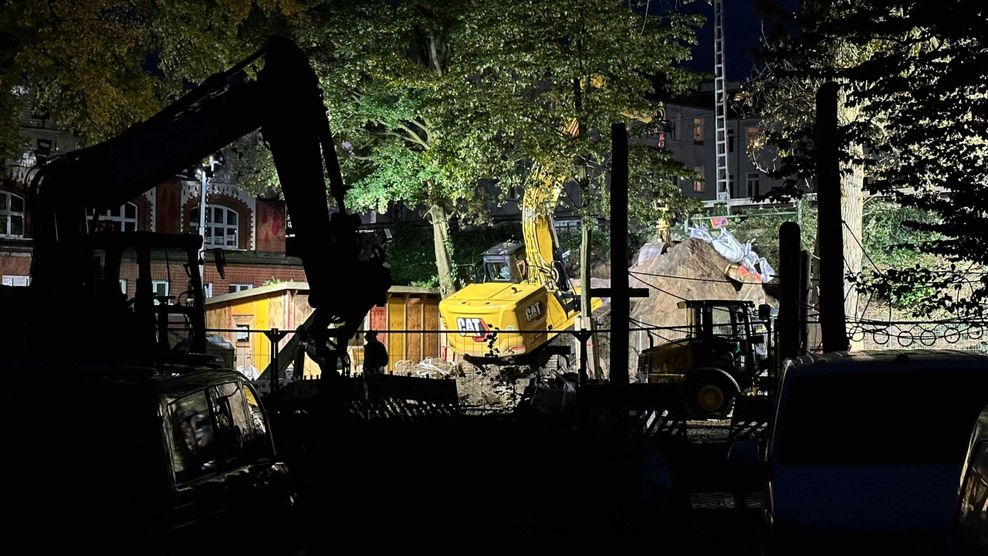 Die Weltkriegsbombe wurde bei Sondierungsarbeiten in der Sternschanze gefunden.