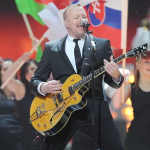 Stefan Raab und Lena Meyer-Landrut bei Proben zum ESC 2010.