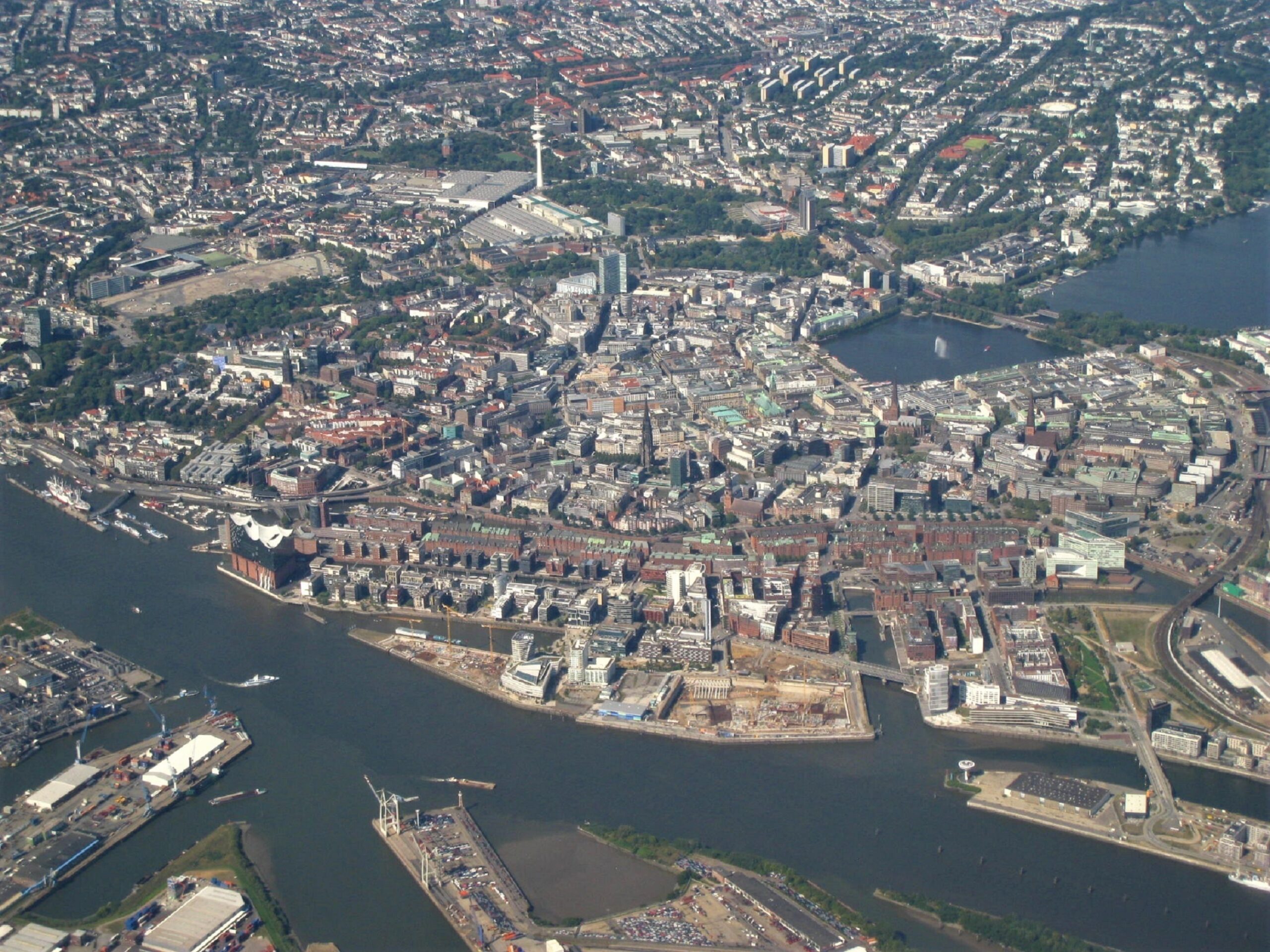 Blick über Hamburg