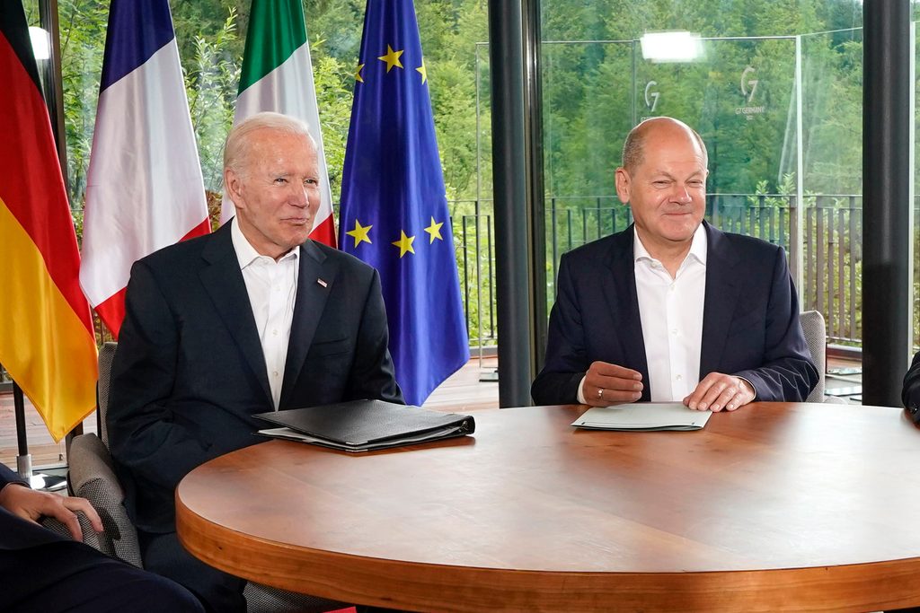 Joe Biden und Olaf Scholz