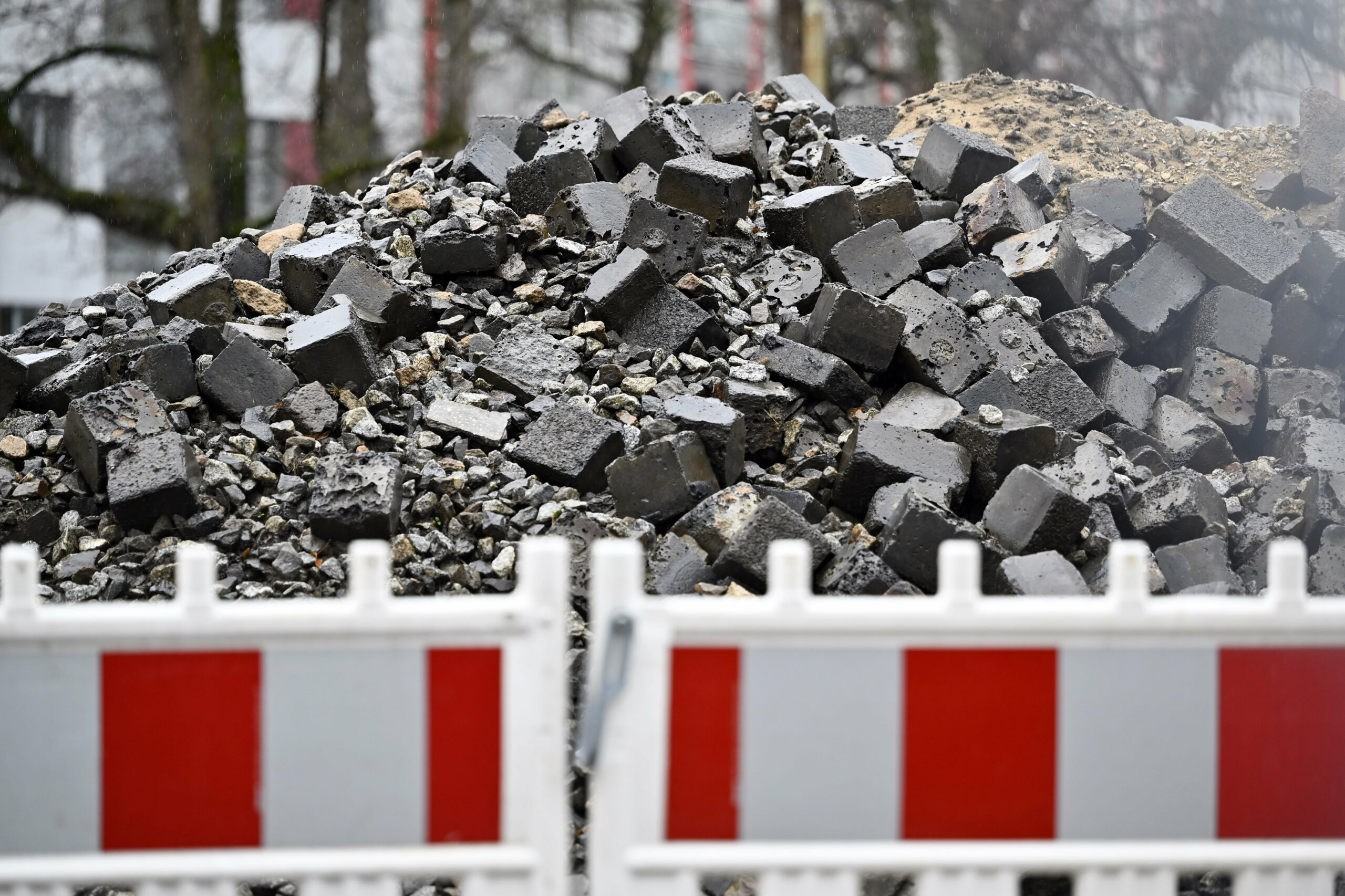 Baustelle Straßenarbeiten