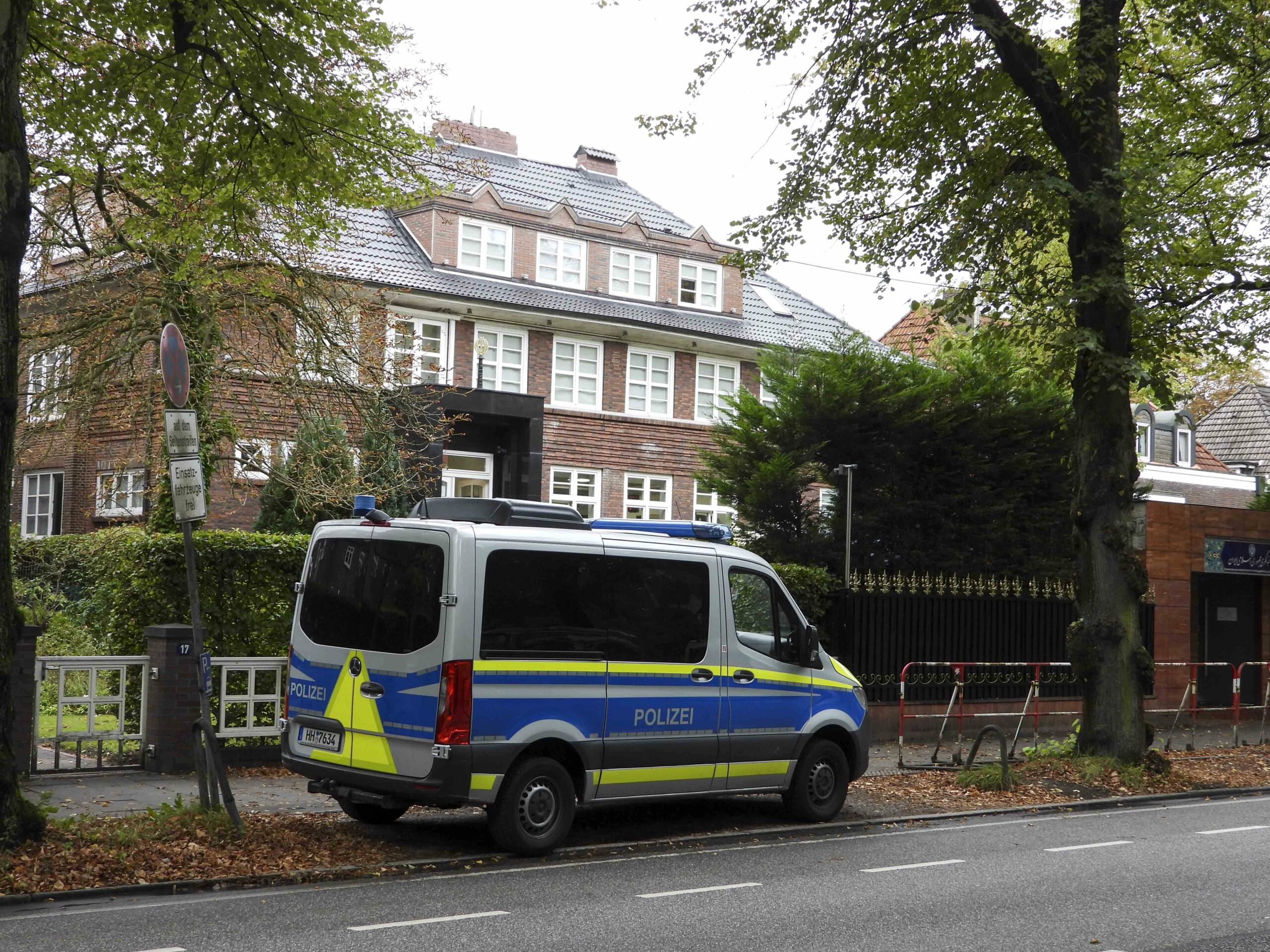 Das iranische Generalkonsulat an der Bebelallee in Winterhude (Archivbild)