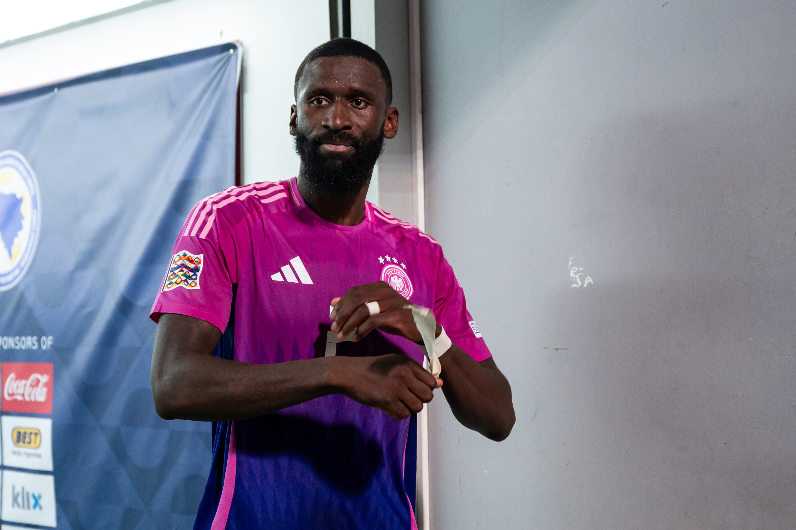 Antonio Rüdiger nach dem Länderspiel in Zenica