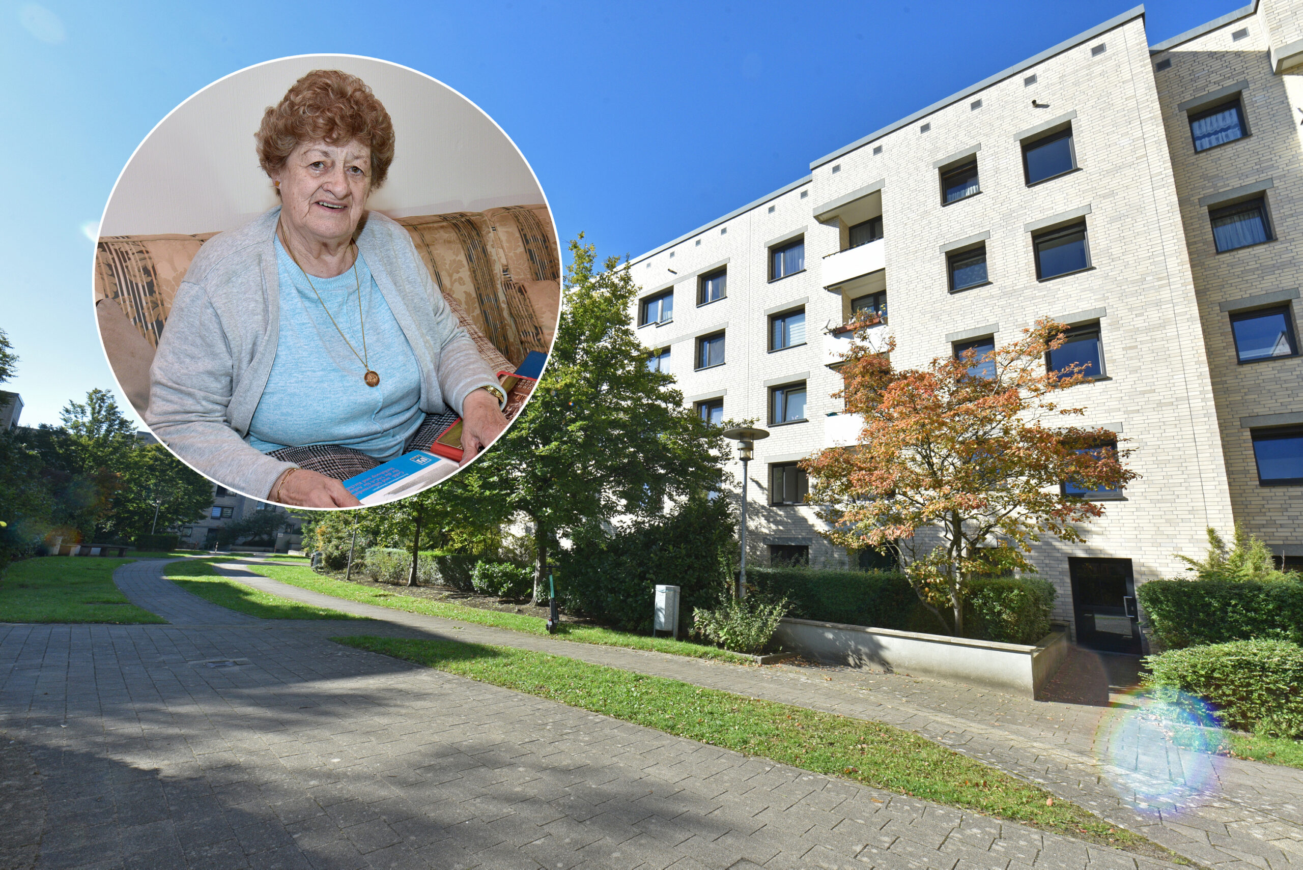 Das Wohnquartier am Hexenberg hinterm Fischmarkt, hier lebt Edeltraut Schwarzkopf seit mehr als 50 Jahren.