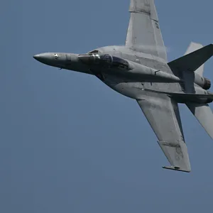 Ein F-18-Kampfjet (Archivbild).