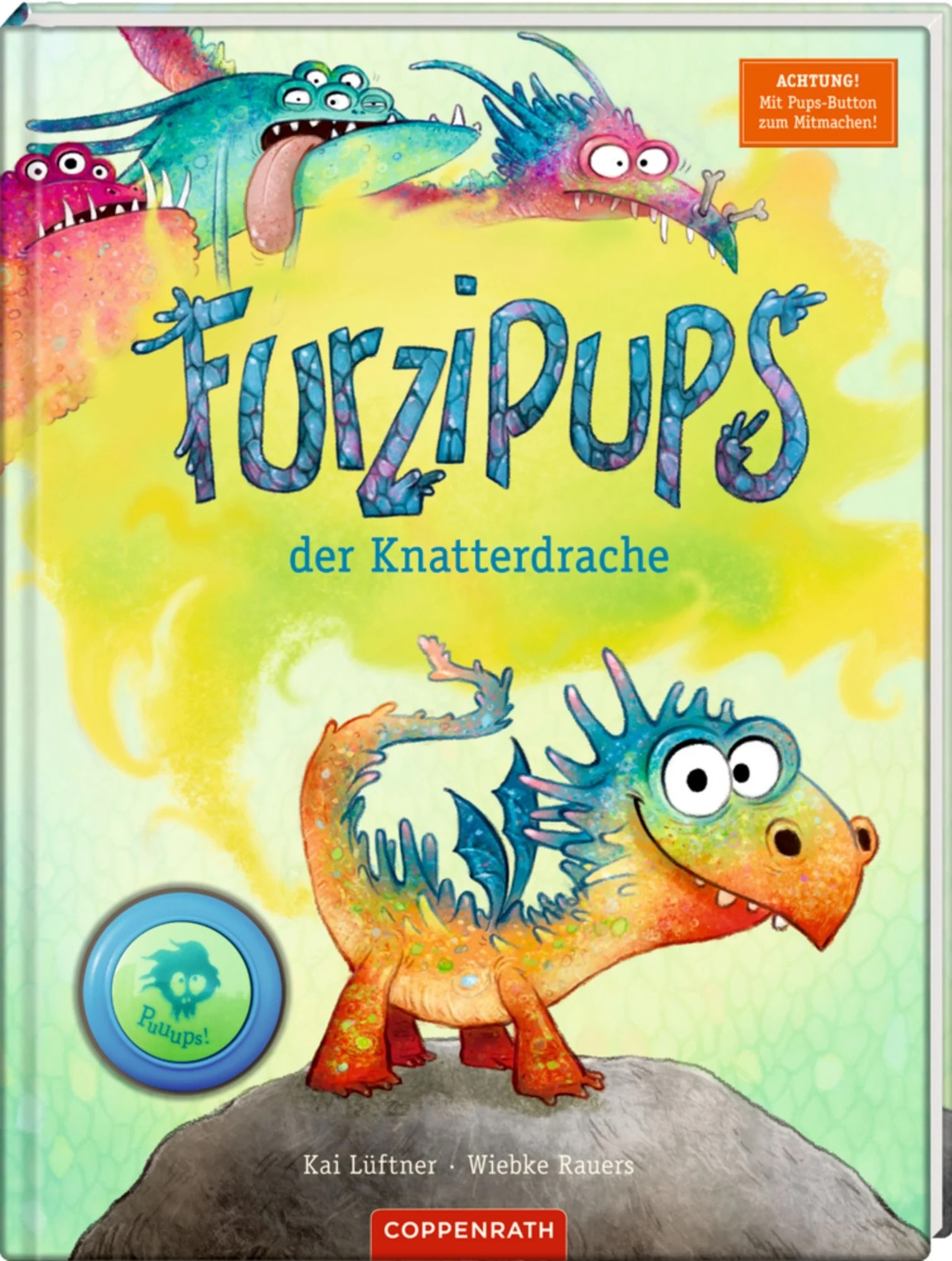 Das Buchcover von „Furzipups der Knatterdrache“