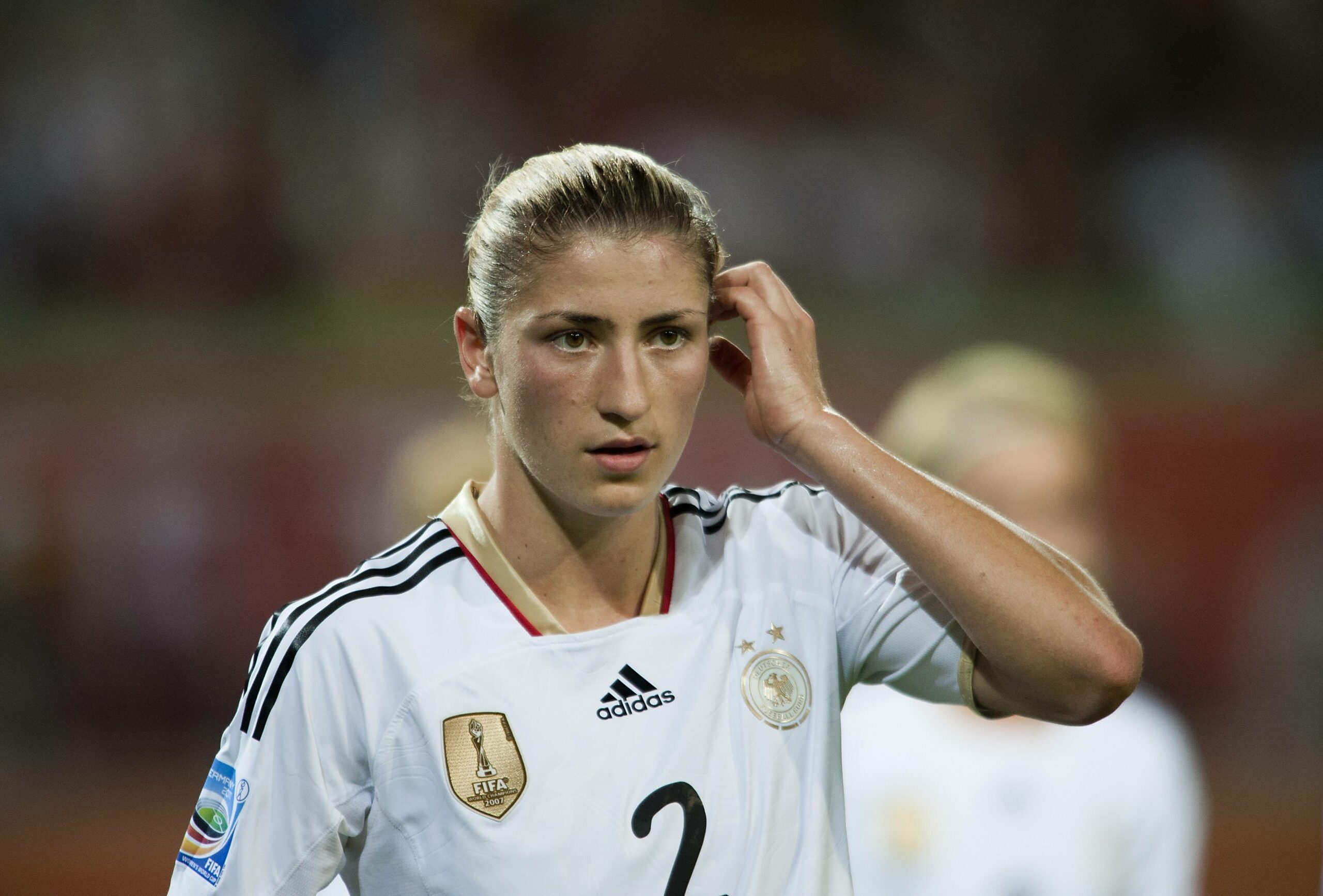 Bianca Schmidt bei der Frauen-WM 2011