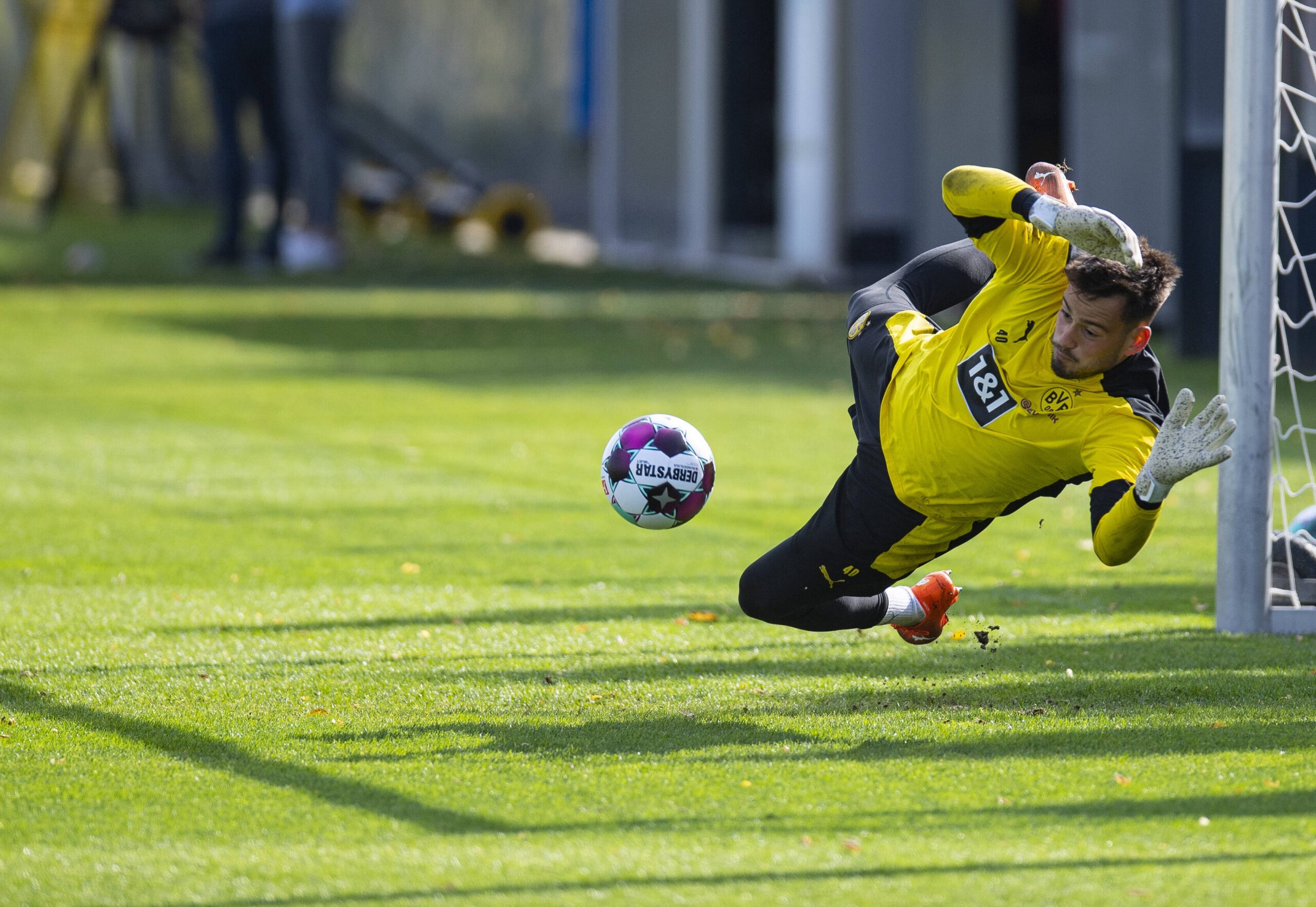 Eric Oelschlägel beim BVB-Training