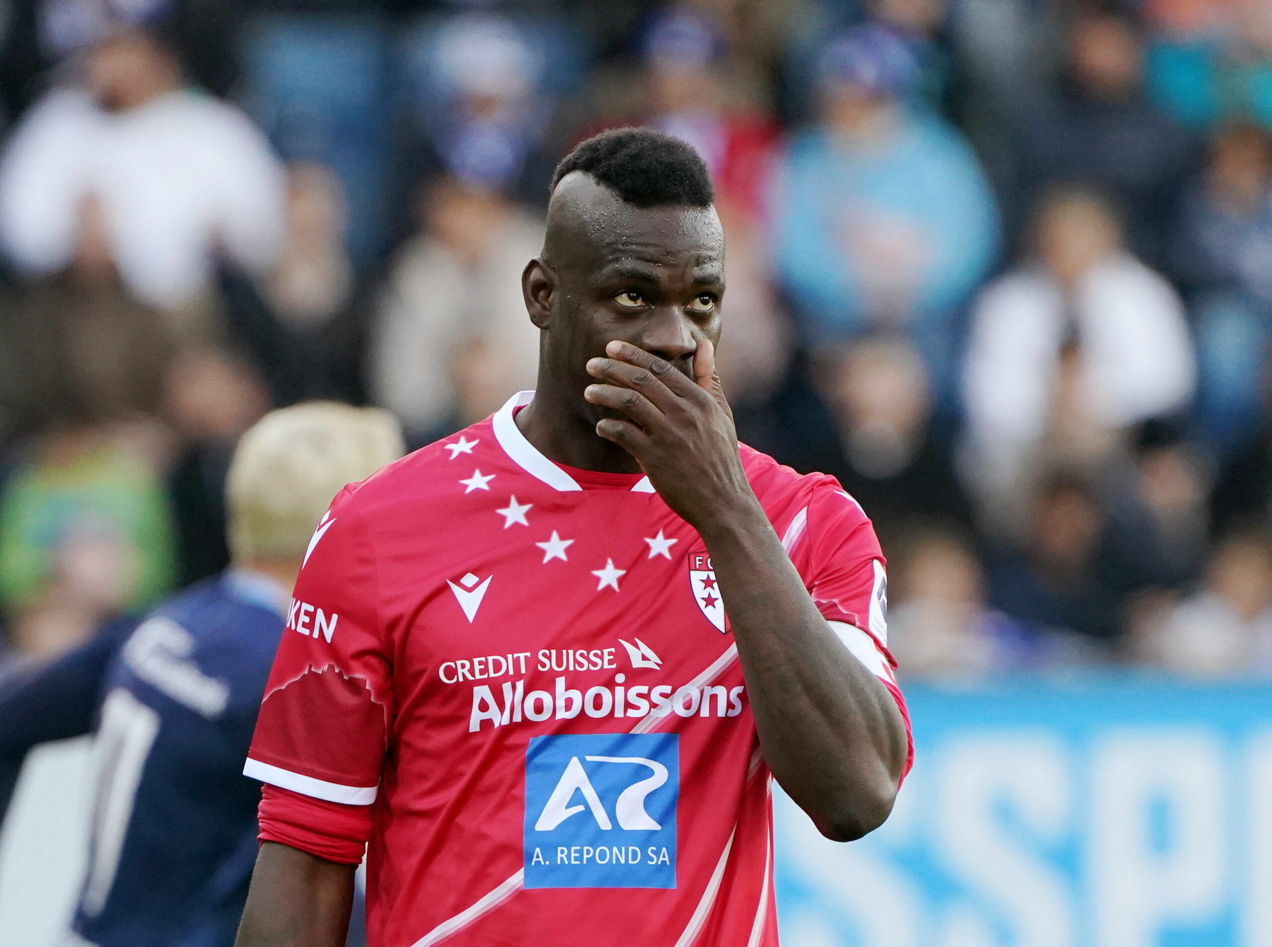 Mario Balotelli im Trikot von Sion