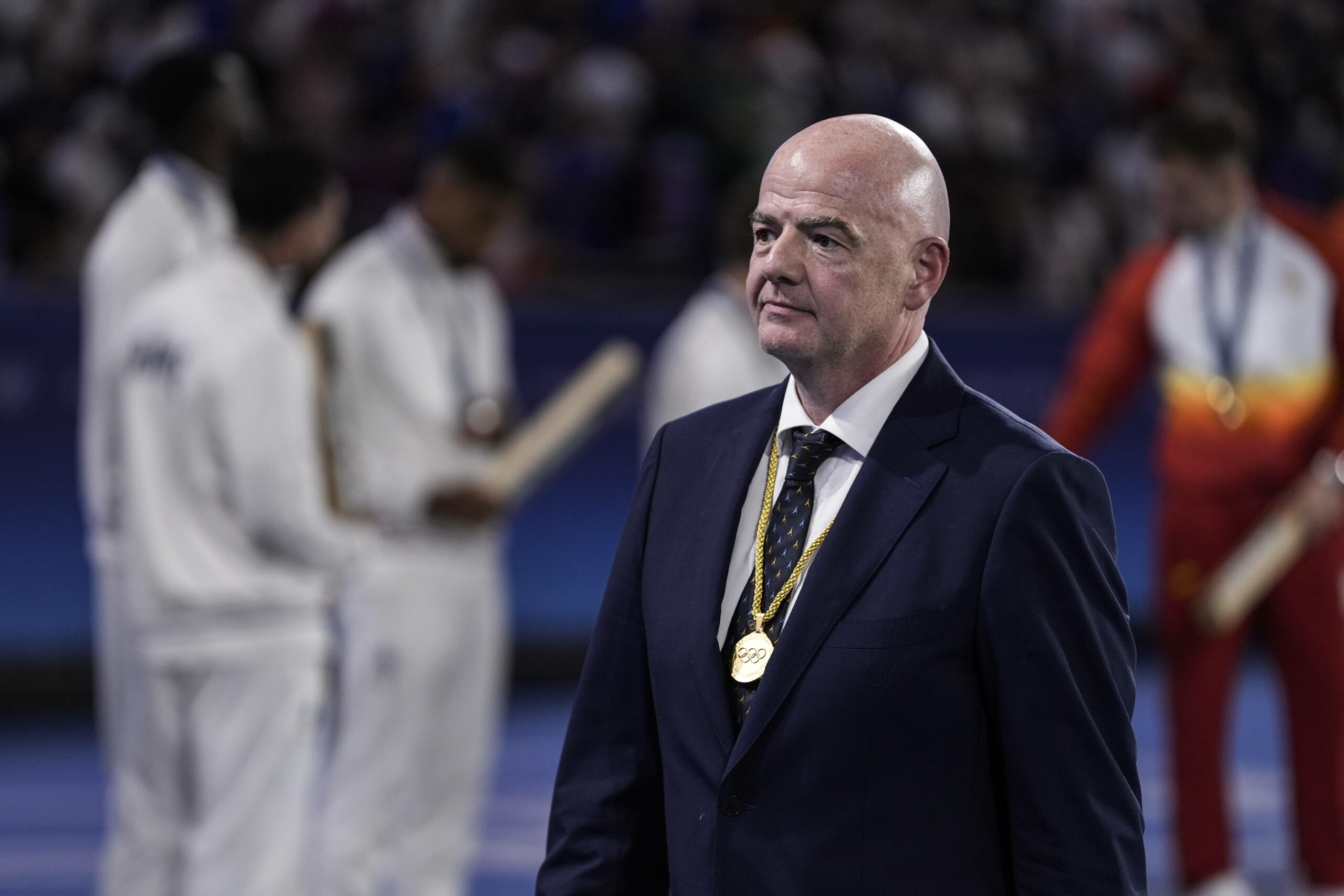 Gianni Infantino bei den Olympischen Spielen in Paris