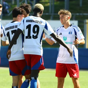Der HSV-Nachwuchs hatte auch gegen Todesfelde allen Grund zum Jubeln.