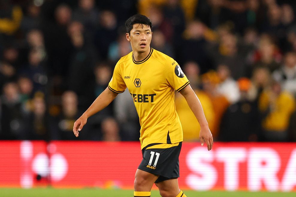 Hee-chan Hwang im Trikot von Wolverhampton