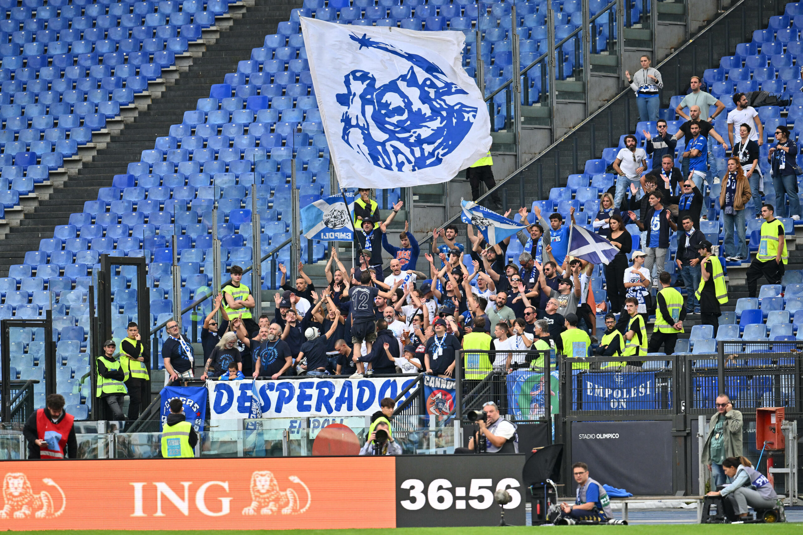 Fans von Empoli im Spiel gegen Lazio Rom