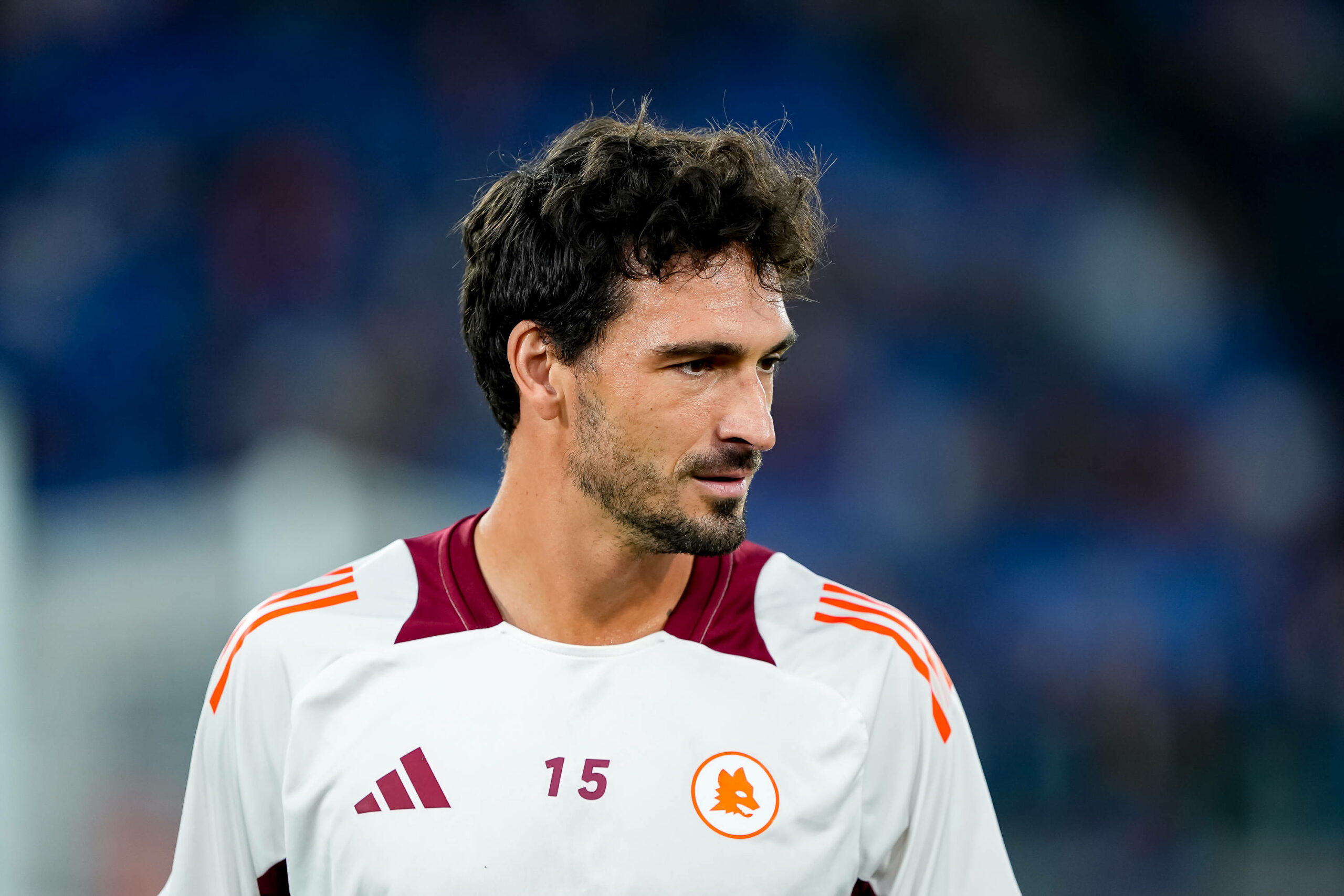 Mats Hummels beim Aufwärmen