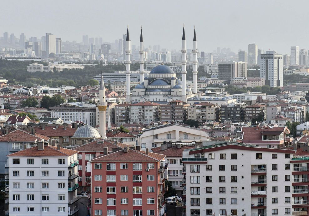 Ein Blick über die türkische Hauptstadt Ankara.