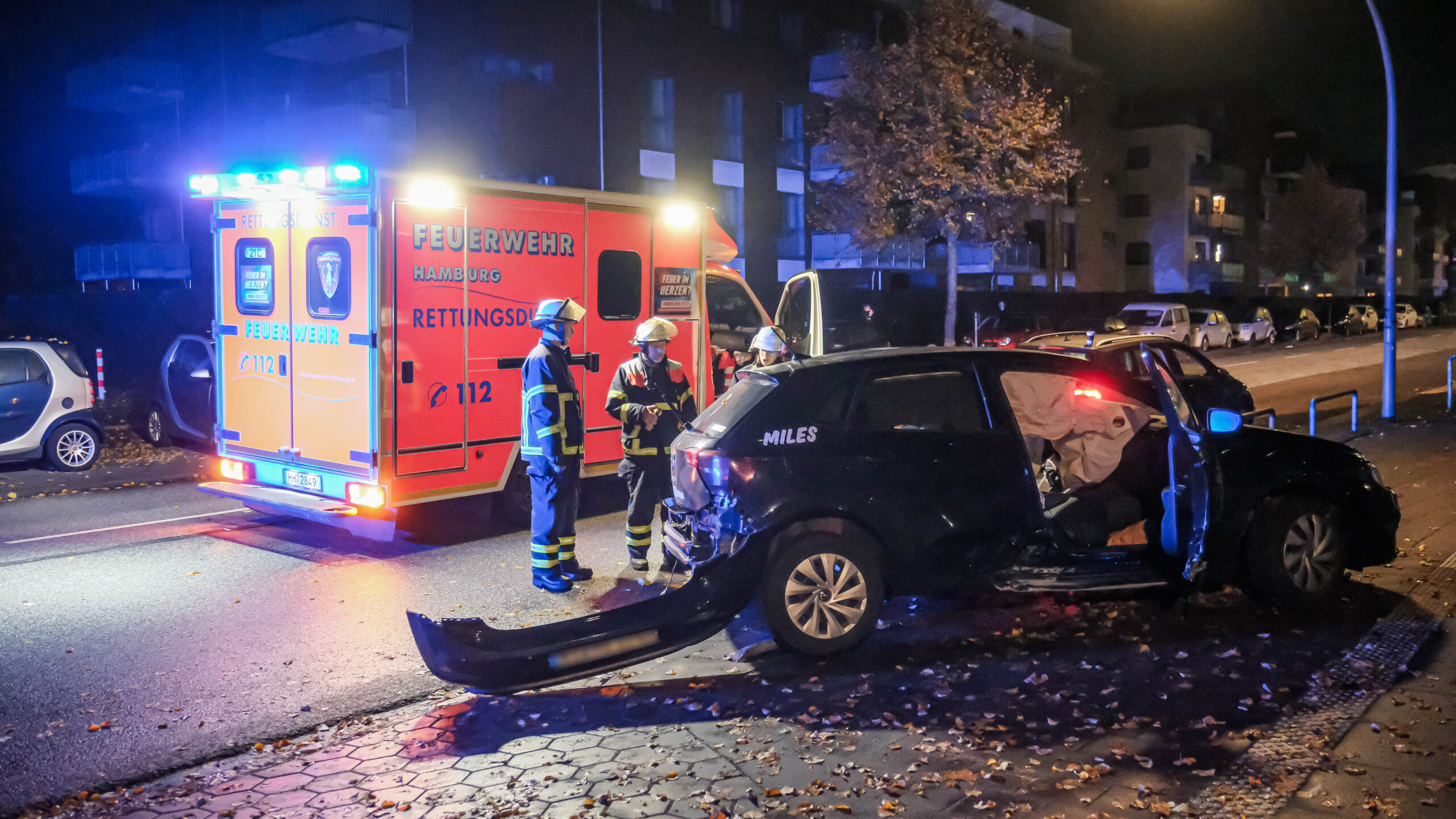 Die Unfallstelle in Tonndorf