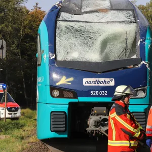 Regionalzug kolliert bei Hohenweststedt mit Baum – Bahnverkehr unterbrochen
