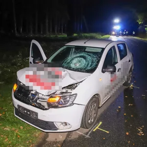 Von diesem Kleinwagen wurde die Fußgängerin erfasst.