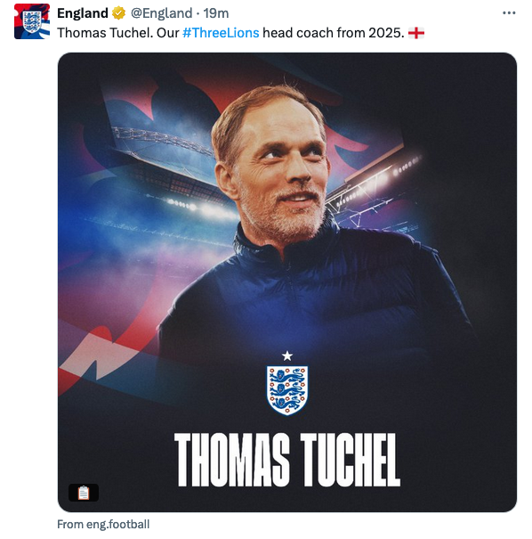 Thomas Tuchel wird neuer England-Trainer.