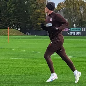 Eric Smith beim Lauftraining