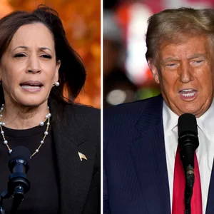 In Umfragen scheint Donald Trump gegenüber Kamala Harris aufzuholen.