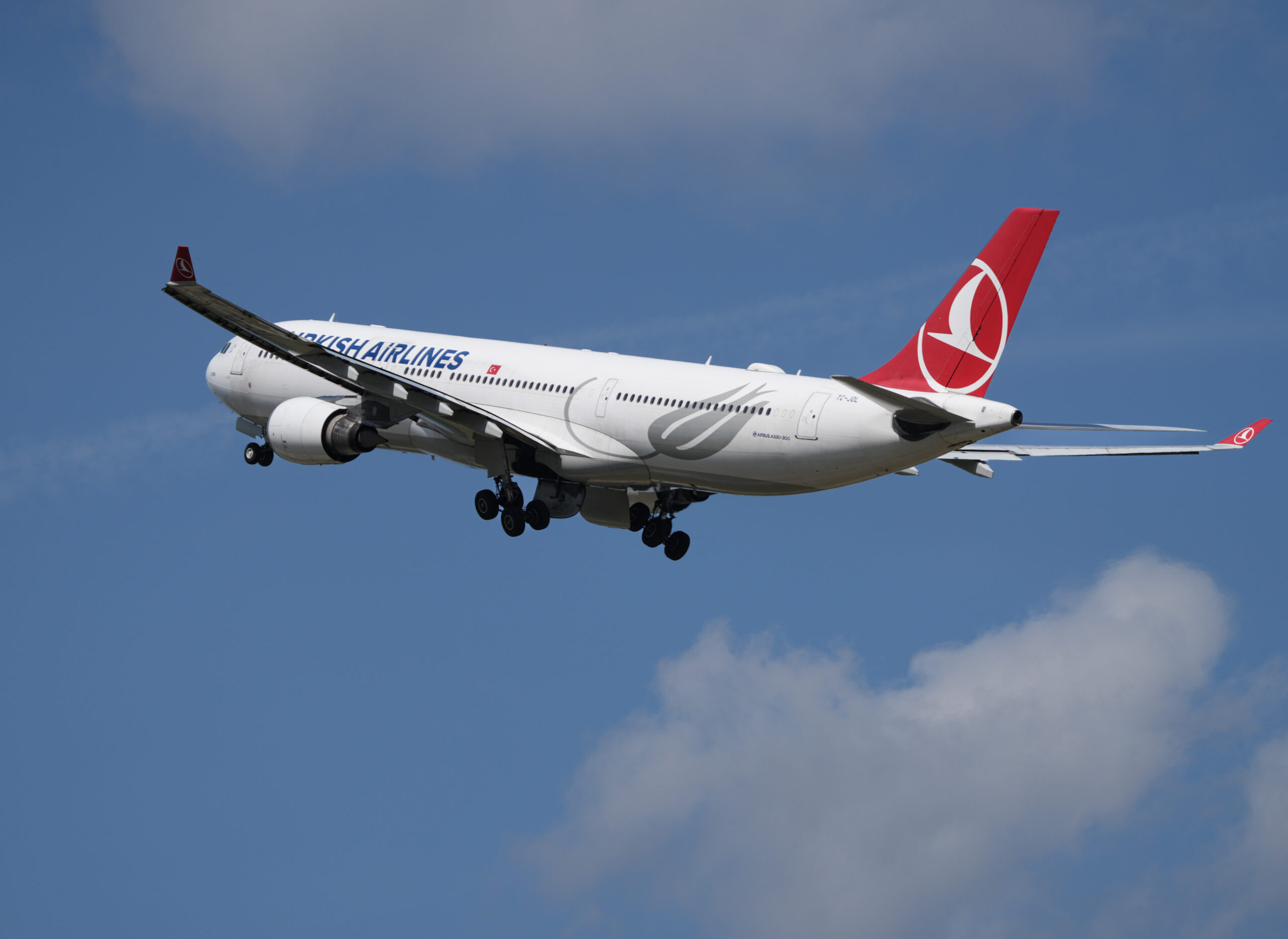 Ein Airbus A330-300 der Fluggesellschaft Turkish Airlines (Symbolfoto).