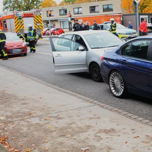 Am Sonntagnachmittag kam es in Billstedt zu einem Auffahrunfall.