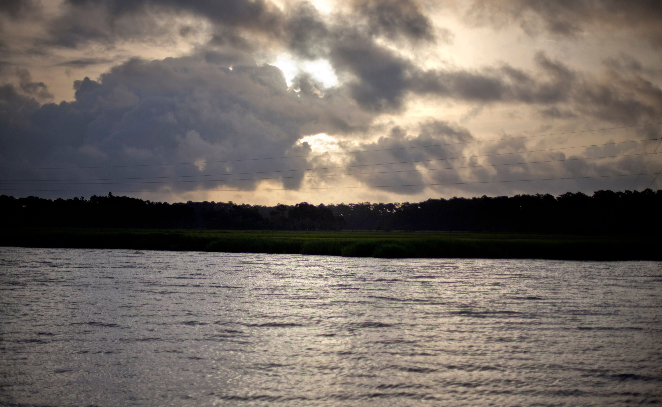 Sonnenaufgang über Sapelo Island.