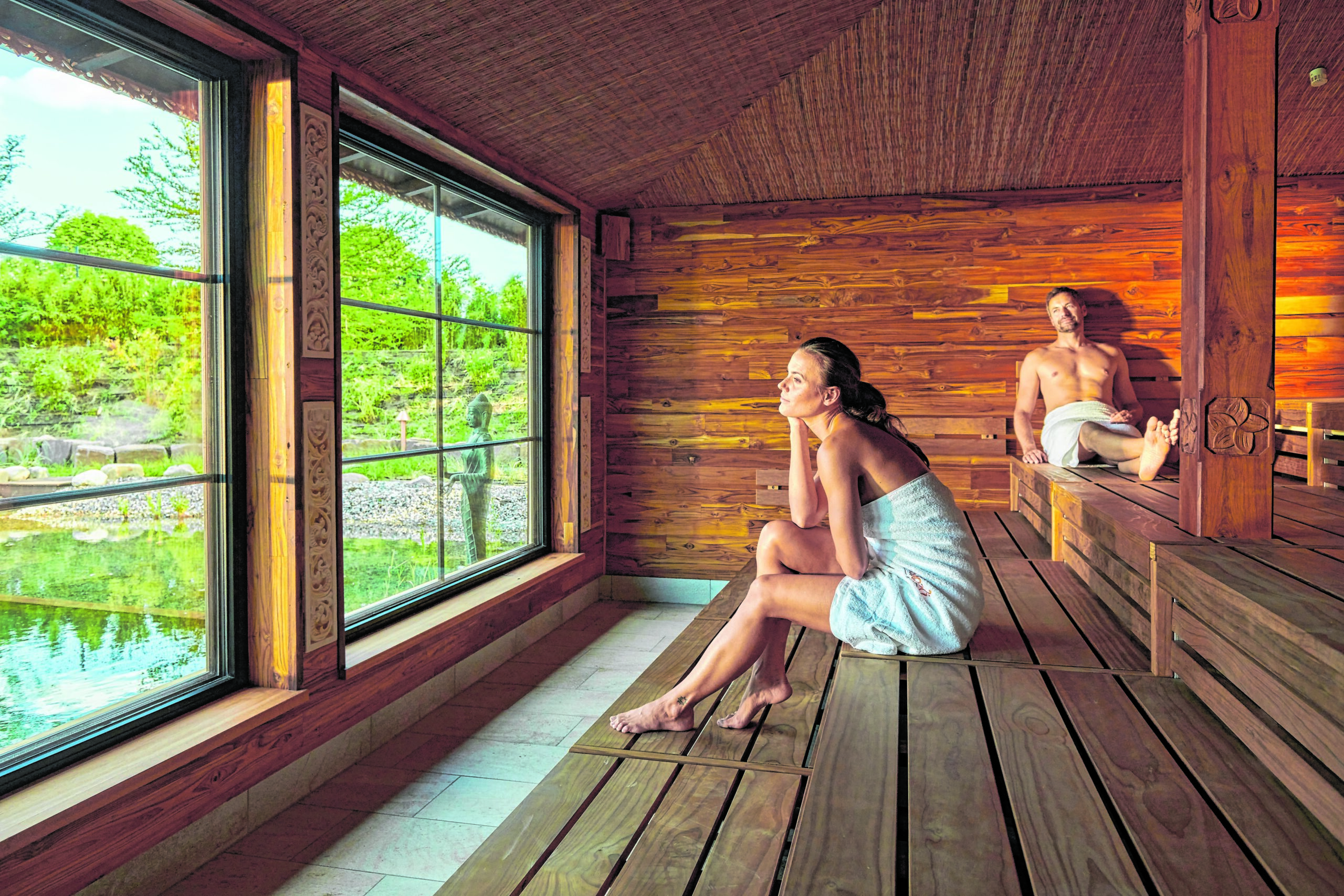 Draußen kalt, drinnen heiß: Was gibt es Schöneres als Sauna im Herbst?