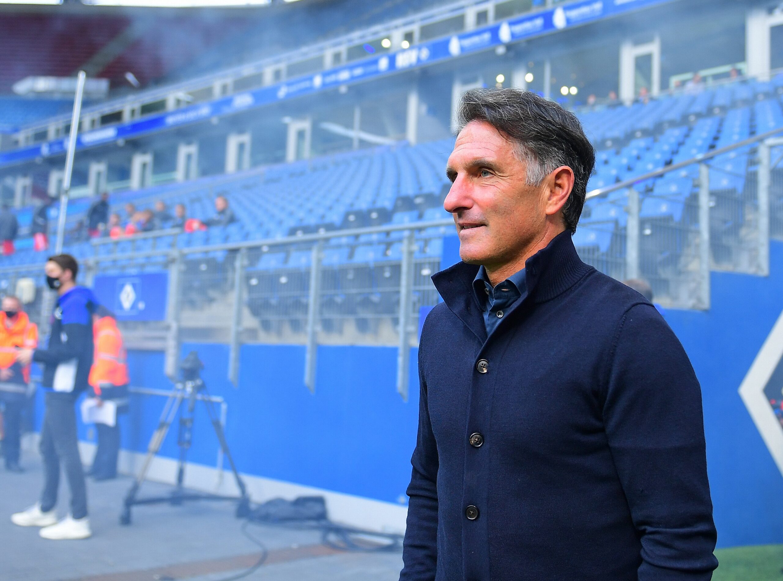 Bruno Labbadia im HSV-Stadion