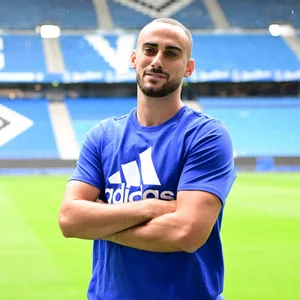 Lucas Perrin im HSV-Stadion