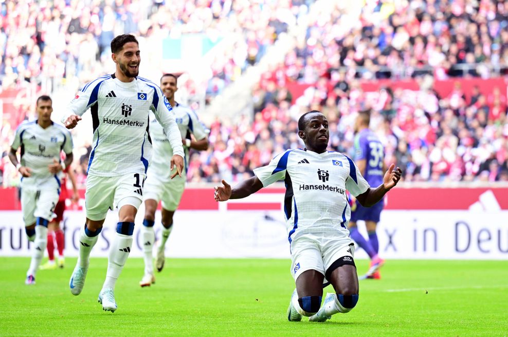 „Geiles Spiel“ in Düsseldorf: Der HSV siegt und tanzt in Richtung Spitze