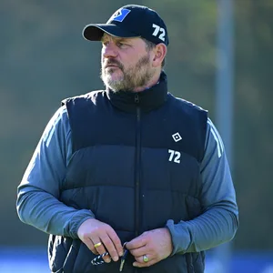 Steffen Baumgart im HSV-Training