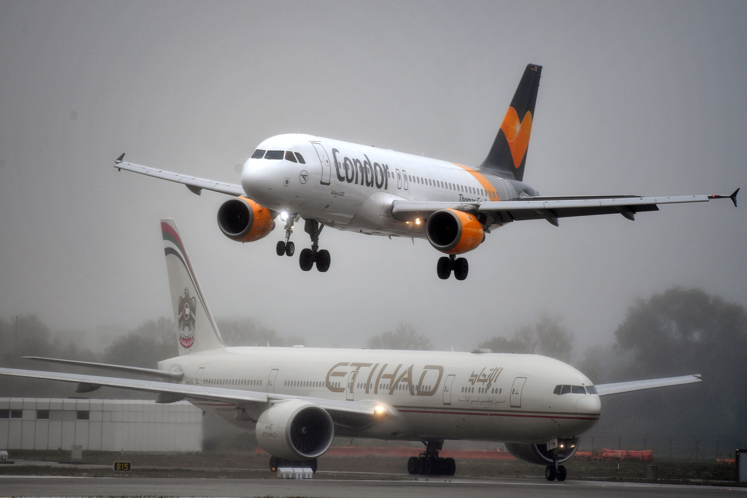 Condor Flugzeug in der Luft