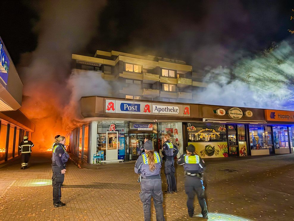 Feuer in Volksdorf