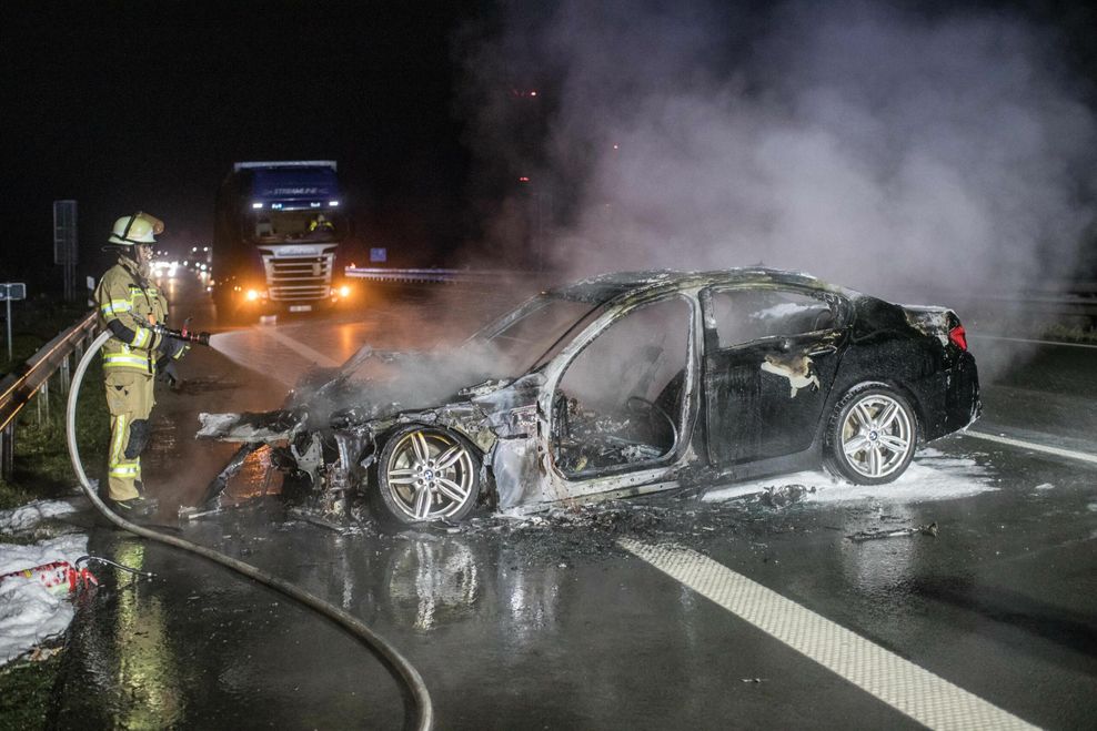 BMW wird auf A1 gelöscht