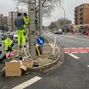 Nach vielen Unfällen an stark befahrener Kreutung in Billstedt – neuer Blitzer geht bal in Betrieb