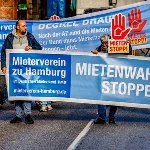 Demo gegen hohe Mieten