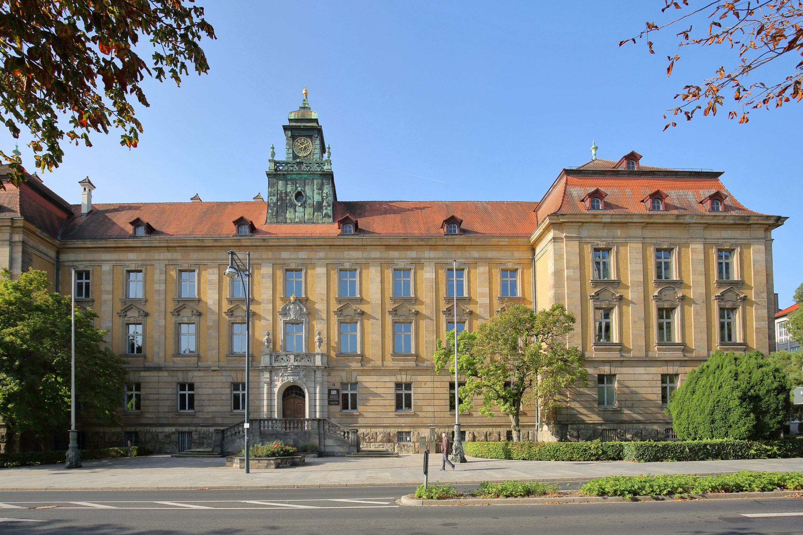 Das Justizgebäude in Schweinfurt, Franken. (Archivbild)