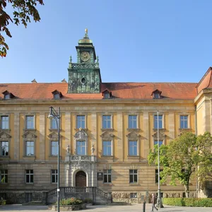 Das Justizgebäude in Schweinfurt, Franken. (Archivbild)