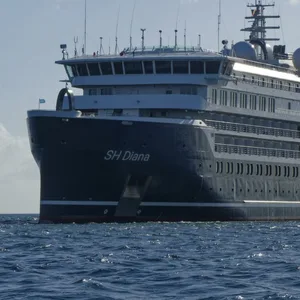 Das Kreuzfahrtschiff SH Diana.