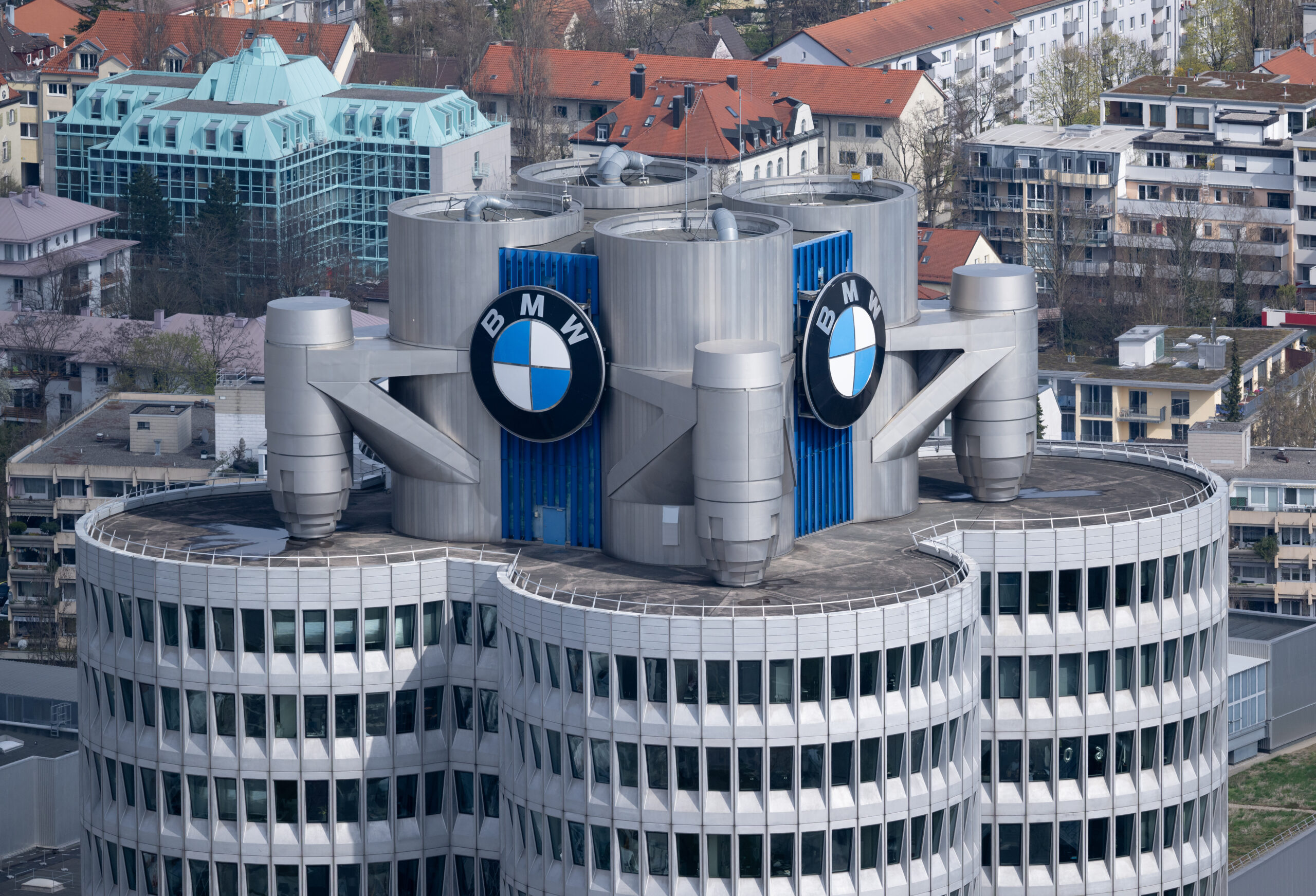 Die BMW-Firmenzentrale in München