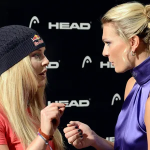 Lindsey Vonn und Maria Höfl-Riesch