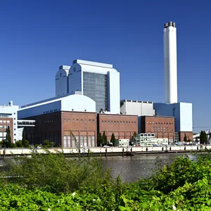 Das Heizkraftwerk Tiefstack in Rothenburgsort.