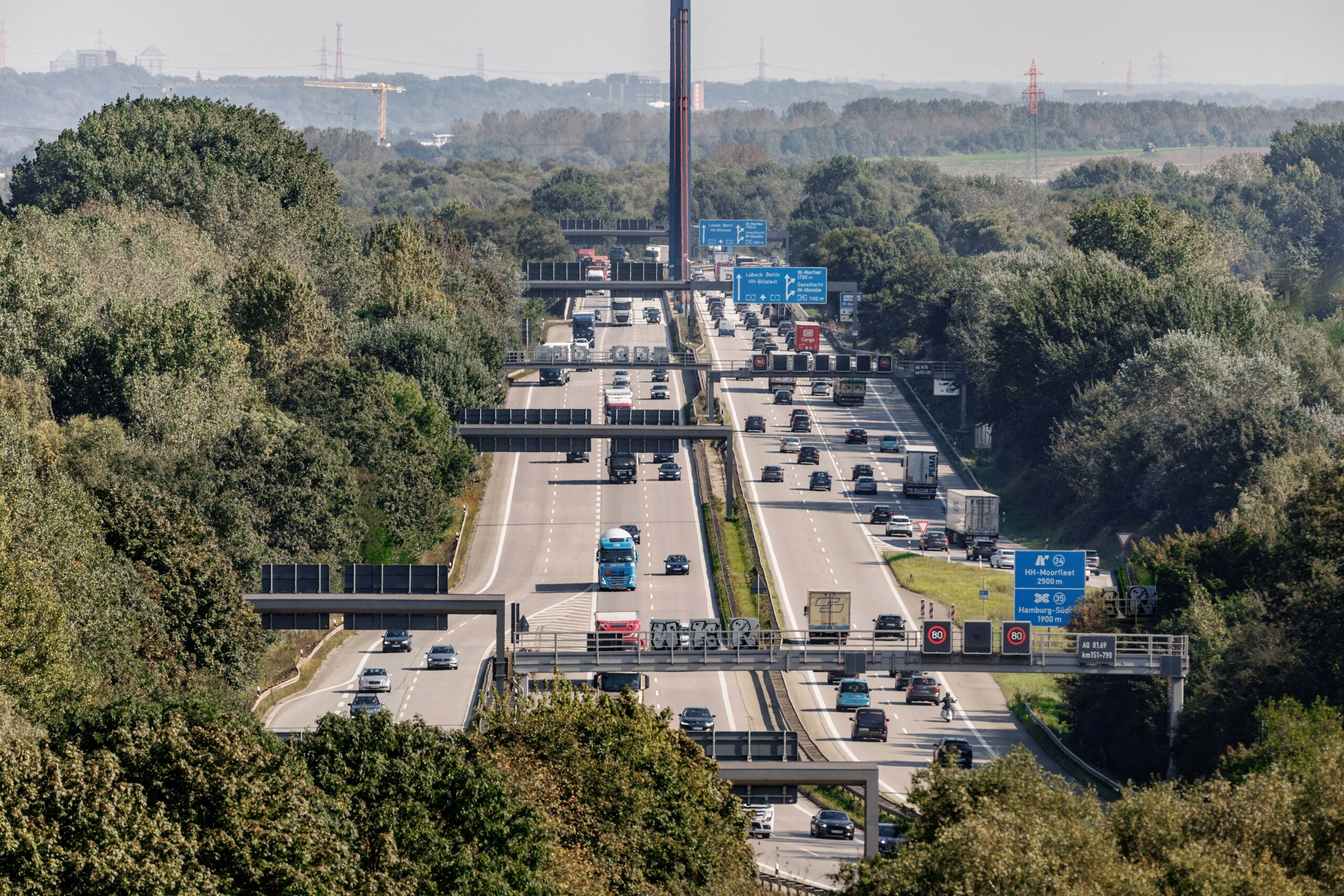 Norderelbbrücke der Autobahn A1