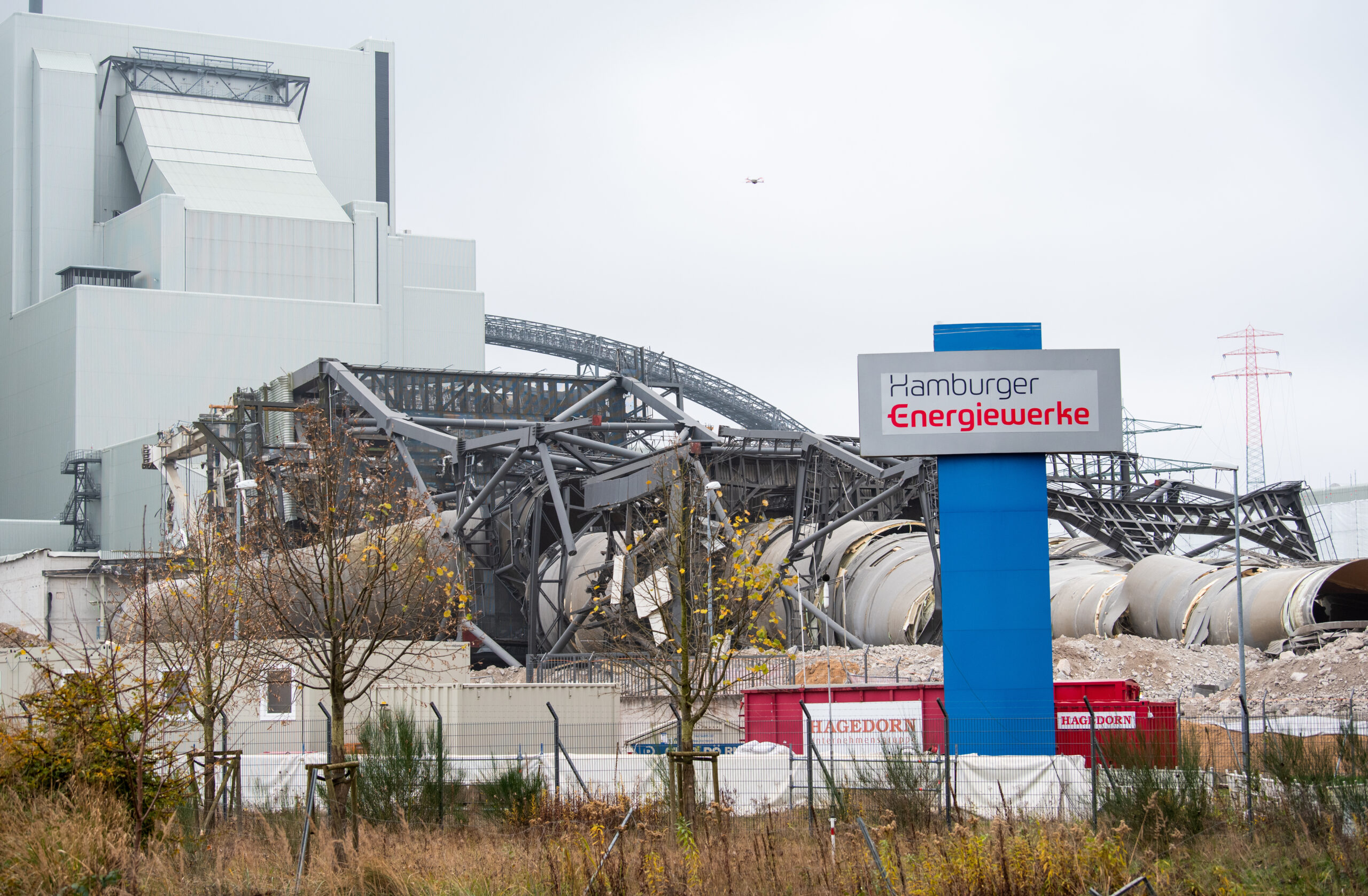 Stillgelegtes Kohlekraftwerk in Moorburg