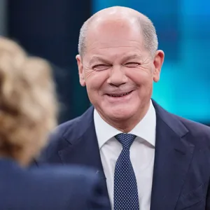 Bundeskanzler Olaf Scholz (SPD) war Gast in der ARD-Talkshow „Caren Miosga“.